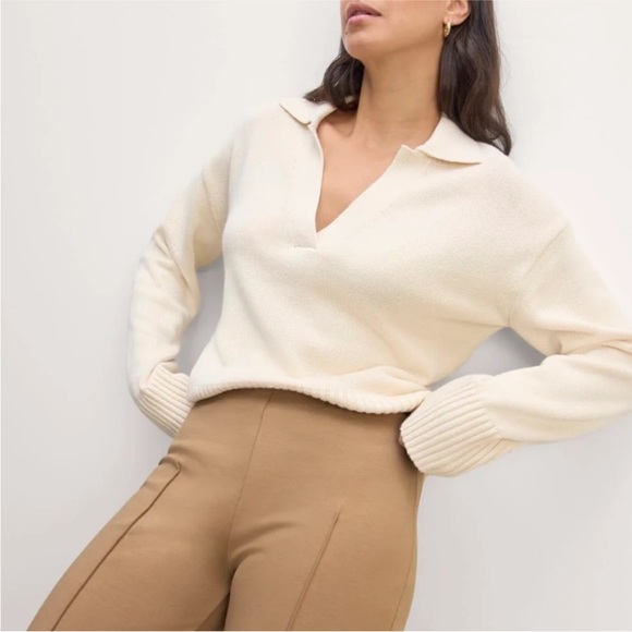 Everlane Dream Kick Flare Pants Side Zipper Tan Trouser
Women’s Size XS - Picture 6 of 6